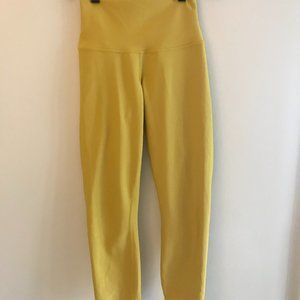 Alo Yoga Leggings - Yellow Size XS 7/8